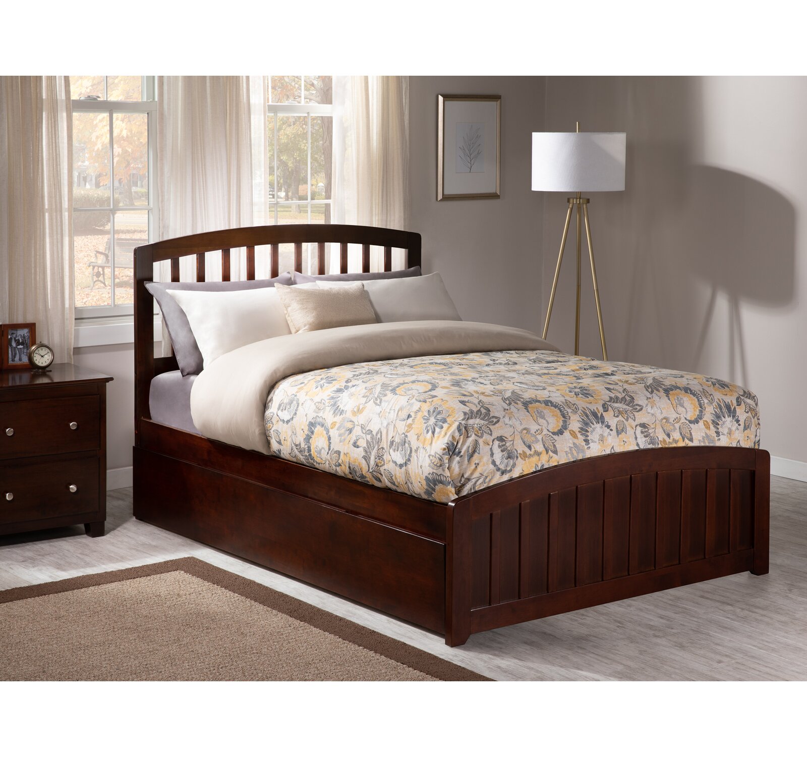 Red Barrel Studio Starkington Solid Wood Bed
